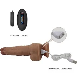 Pretty Love - Jonathan Silicone Dildo 3 Vibrações + 3 Medidas De Insero Controle Remoto 21 Cm