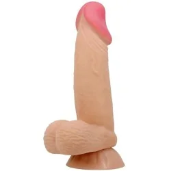 Pretty Love - Série Sliding Skin Dildo Realístico Com Ventosa Deslizante Pele 19,4 Cm