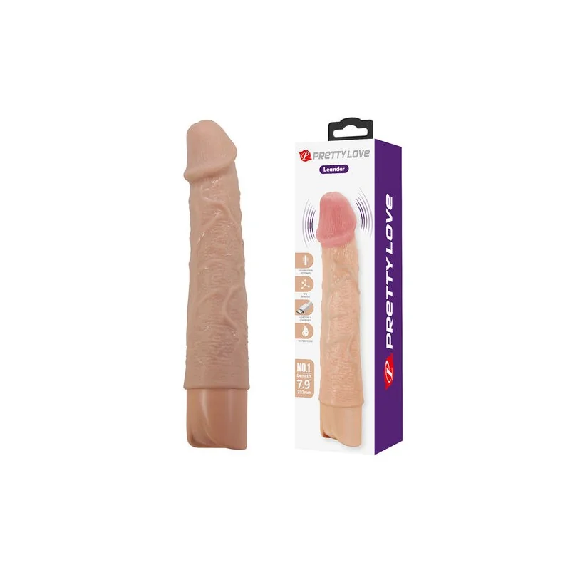 Pretty Love - Leander Vibrador Flexível E Realista