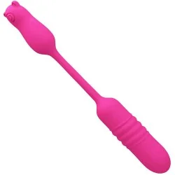Pretty love - Nobikuma Bala Vibrante De Silicone Rosa