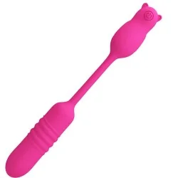 Pretty love - Nobikuma Bala Vibrante De Silicone Rosa