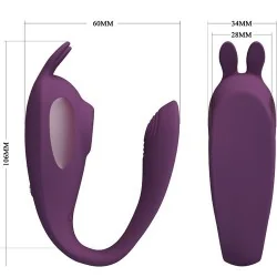 Pretty Love - Estimulador E Vibrador Shey Aplicativo Gratuito Longa Distancia Roxo