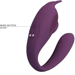 Pretty Love - Estimulador E Vibrador Shey Aplicativo Gratuito Longa Distancia Roxo