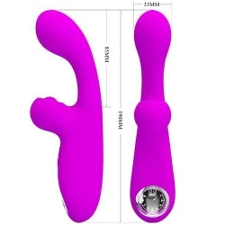 Pretty Love - Skylar Vibrador Estimulador Roxo