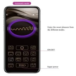 Pretty Love - Baird G-Spot 12 Vibrações Recarregável Lilás App