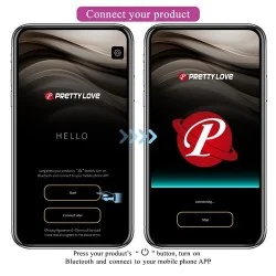 Pretty Love - Baird G-Spot 12 Vibrações Recarregável Lilás App