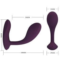 Pretty Love - Baird G-Spot 12 Vibrações Recarregável Lilás App