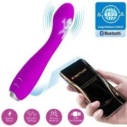 Pretty Love - Hector Vibrador Electroshock Por App Control Violeta