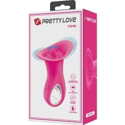 Pretty Love - Clyde Vibrador Oral Língua Vibrante 12 Vibrações Rosa