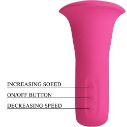 Pretty Love - Clyde Vibrador Oral Língua Vibrante 12 Vibrações Rosa
