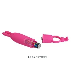 Pretty Love - Delia Vibrador Rabbit Com Anel De Resistência