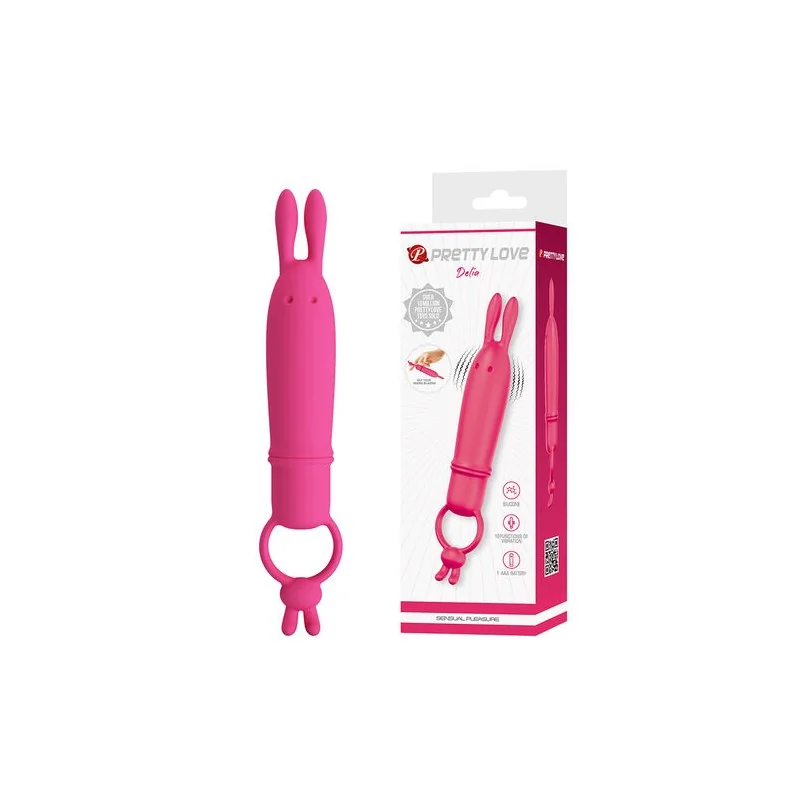 Pretty Love - Delia Vibrador Rabbit Com Anel De Resistência