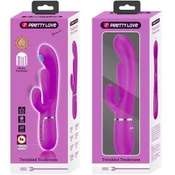 Pretty Love - Shania Triple Rabbit Vibrador Multifuncional Rosa