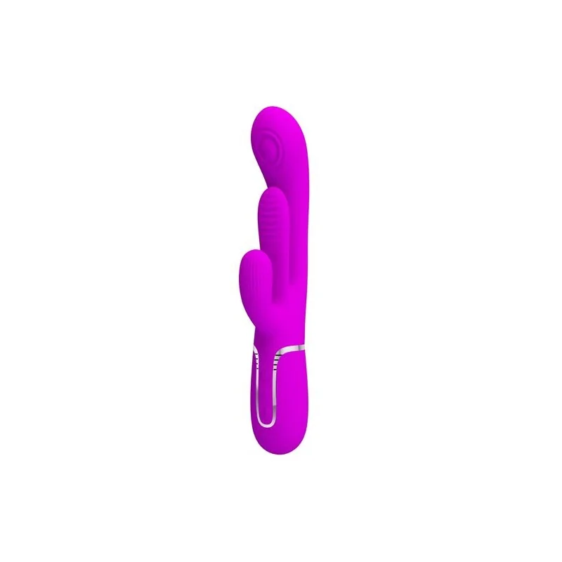 Pretty Love - Shania Triple Rabbit Vibrador Multifuncional Rosa