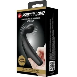 Pretty Love - Dedal Vibrador Gorgona Preto