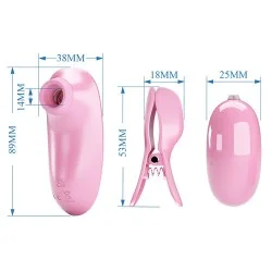 Pretty Love - Imonie Kit Multifuncional 3 Em 1 Com Ventosa, Mamilos E Clitóris