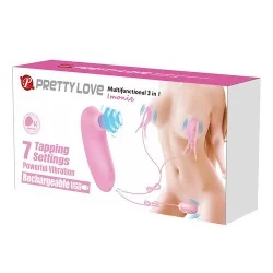 Pretty Love - Imonie Kit Multifuncional 3 Em 1 Com Ventosa, Mamilos E Clitóris