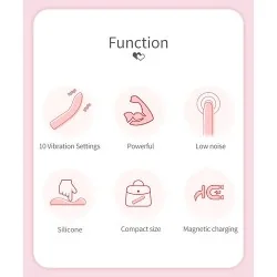 Pretty Love - Kisell Vibrador Rosa Para Ponto G