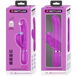 Pretty Love - Perlita Multifuncional 3 Em 1 Vibrador Ponto G Violeta