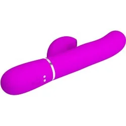 Pretty Love - Perlita Multifuncional 3 Em 1 Vibrador Ponto G Violeta
