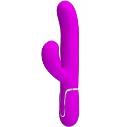 Pretty Love - Perlita Multifuncional 3 Em 1 Vibrador Ponto G Violeta