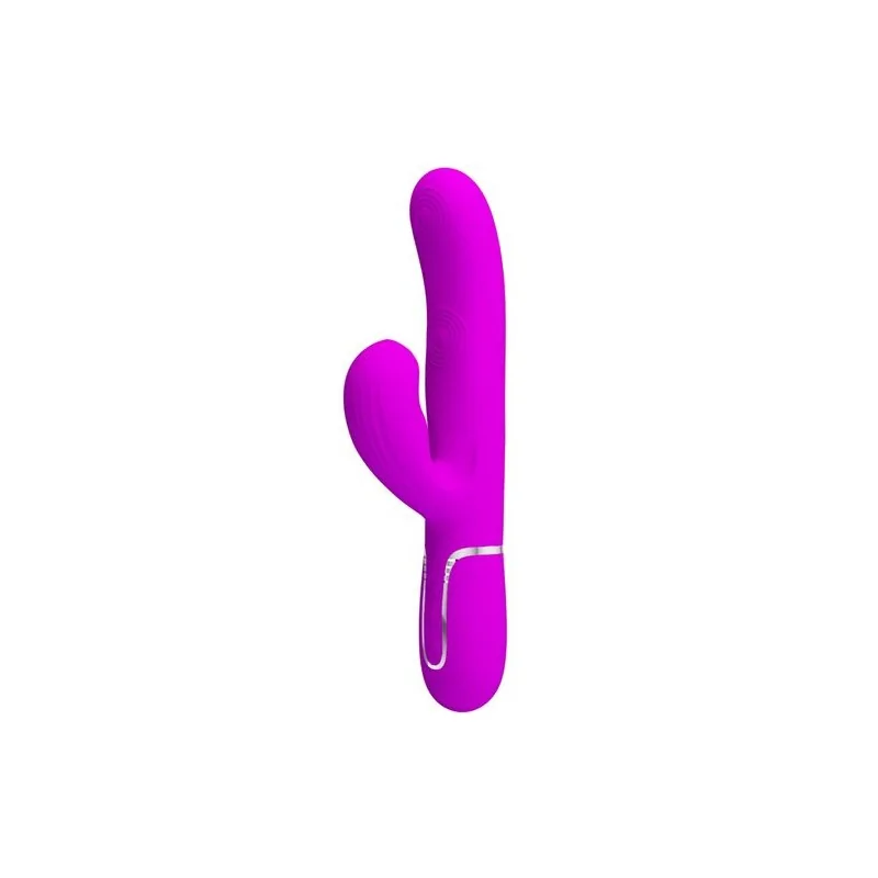 Pretty Love - Perlita Multifuncional 3 Em 1 Vibrador Ponto G Violeta