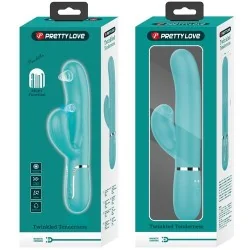 Pretty Love - Perlita Multifuncional 3 Em 1 Vibrador Ponto G Aqua Verde