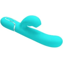 Pretty Love - Perlita Multifuncional 3 Em 1 Vibrador Ponto G Aqua Verde