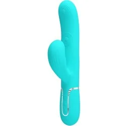 Pretty Love - Perlita Multifuncional 3 Em 1 Vibrador Ponto G Aqua Verde