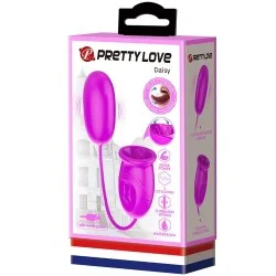 Pretty Love - Vibrador Recarregável Daisy Dual Egg Roxo