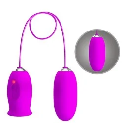 Pretty Love - Vibrador Recarregável Daisy Dual Egg Roxo