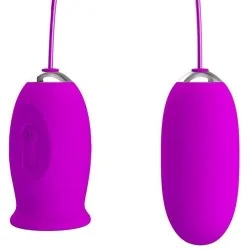 Pretty Love - Vibrador Recarregável Daisy Dual Egg Roxo