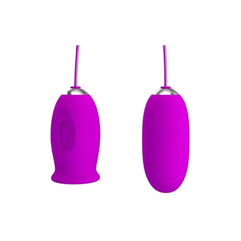 Pretty Love - Vibrador Recarregável Daisy Dual Egg Roxo