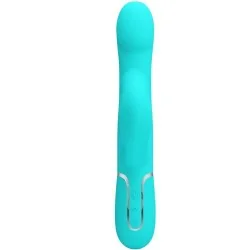 Pretty Love - Vibrador Coelho Pérolas Aqua Verde