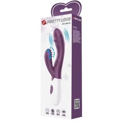 Pretty Love - Andre Vibrador Coelho E Estimulador De Ponto G Roxo