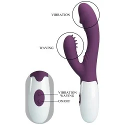 Pretty Love - Andre Vibrador Coelho E Estimulador De Ponto G Roxo