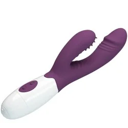 Pretty Love - Andre Vibrador Coelho E Estimulador De Ponto G Roxo