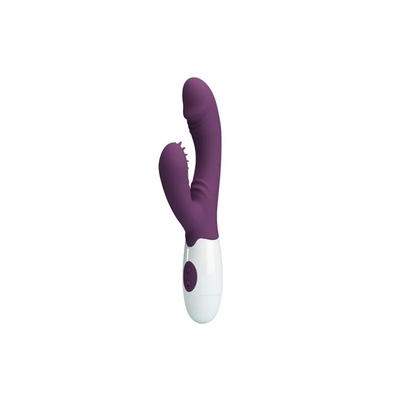 Pretty Love - Andre Vibrador Coelho E Estimulador De Ponto G Roxo