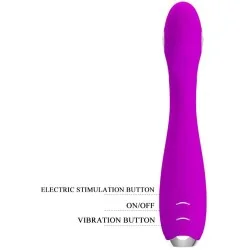Pretty Love - Vibrador De Eletrochoque Recarregável Hector - Roxo Impermevel