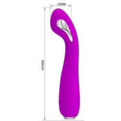 Pretty Love - Vibrador De Eletrochoque Recarregável Hector - Roxo Impermevel