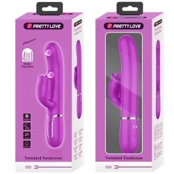 Pretty Love - Vibrador De Coelho Com Lambida Roxo