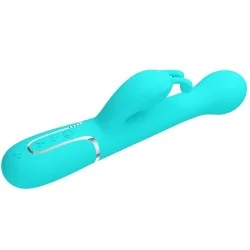 Pretty Love - Vibrador Coelho Dejon 3 Em 1 Multifuno Aqua Verde
