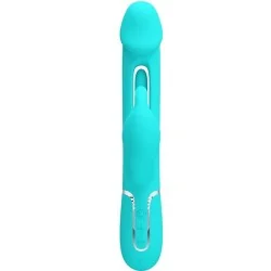 Pretty Love - Vibrador Coelho Dejon 3 Em 1 Multifuno Aqua Verde