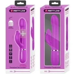 Pretty Love - Vibrador Coelho Pérolas Violeta