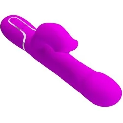 Pretty Love - Vibrador Coelho Pérolas Violeta