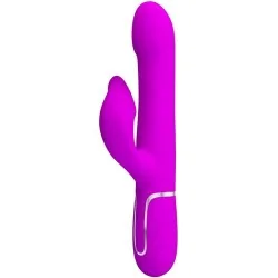 Pretty Love - Vibrador Coelho Pérolas Violeta