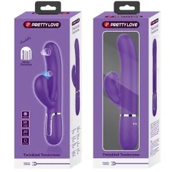 Pretty Love - Perlita Vibrador G-Spot 3 Em 1 Multifuno Roxo