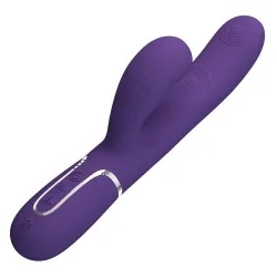 Pretty Love - Perlita Vibrador G-Spot 3 Em 1 Multifuno Roxo