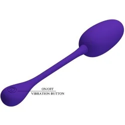 Pretty Love - Ovo Vibratório Recarregável Knucker Roxo