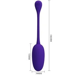 Pretty Love - Ovo Vibratório Recarregável Knucker Roxo